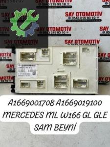 A1669001708 A1669019100 MERCEDES ML W166 GL GLE SAM BEYNİ