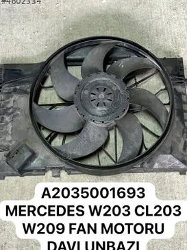 Mercedes-Benz C Serisi Fan çıkma parça