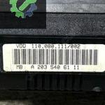 A2035406111 MERCEDES W203 C CLASS KM SAATİ GÖSTERGE PANELİ