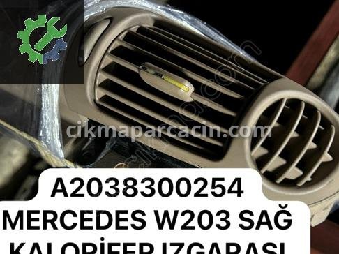 Mercedes-Benz C Serisi Kalorifer Izgarası çıkma parça