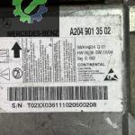 A2048706826 A2049013502 MERCEDES W204 C CLASS AİRBAG BEYNİ