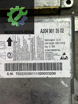 A2048706826 A2049013502 MERCEDES W204 C CLASS AİRBAG BEYNİ