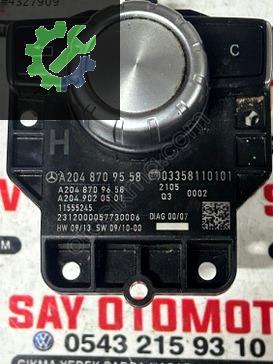 A2048709558 MERCEDES W204 NAVİGASYON TEYP RADYO JOİSTİK