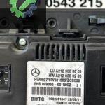 A2129008608 A2128300285 MERCEDES W207 W212 KLIMATRONİC PANELİ