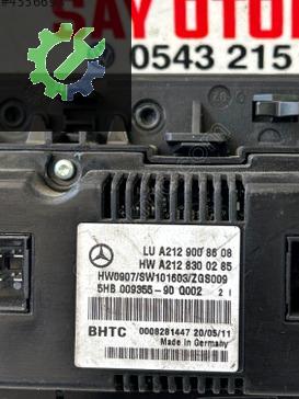 A2129008608 A2128300285 MERCEDES W207 W212 KLIMATRONİC PANELİ