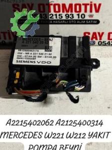 A2215402062 A2125400314 MERCEDES W221 W212 YAKIT POMPA BEYNİ