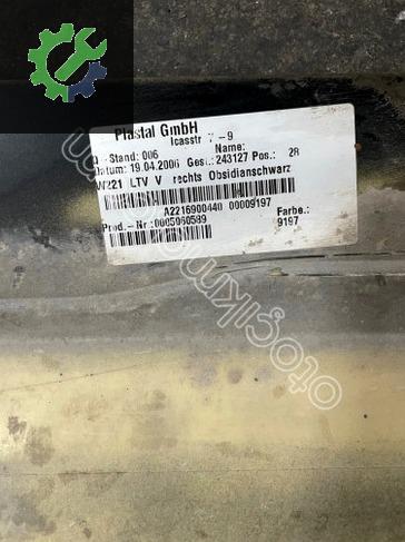 A2216900440 W221 SAĞ MARŞPİYEL KAPLAMA