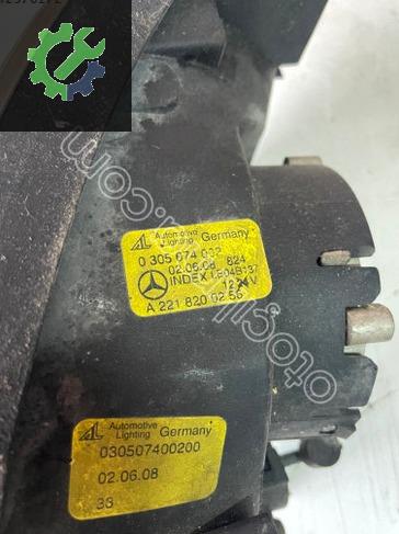 A2218200156/0256 W221 SAĞ SOL SİS FARI ORJİNAL ÇIKMA