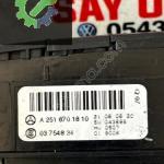 A2518701810 MERCEDES W251 R CLASS DÖRTLÜ İKAZ SİNYAL DÜĞMESİ