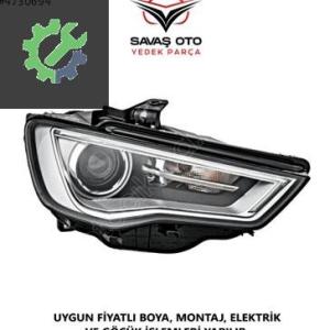 A3 ÖN FAR EL.MOTOR.KROM LEDLİ XEN.TİP SAĞ SOL 2013 2014 2015 2016