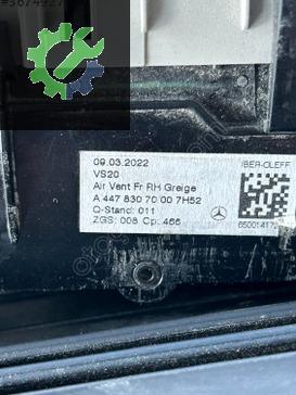 A4478307000 A4478307100 MERCEDES VİTO KALORİFER IZGARASI MENFEZİ