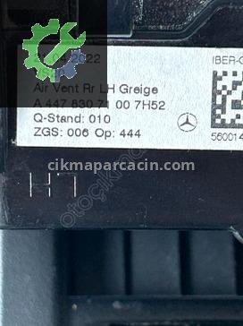 Mercedes-Benz Vito Kalorifer Izgarası A4478307000 çıkma parça