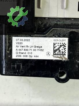 A4478307100 A4478307000 VİTO W447 ARKA KALORİFER KLİMA MENFEZİ