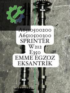 A6510500200 A6510500300 SPRINTER W212 EMME EGZOZ EKSANTRİK MİLİ