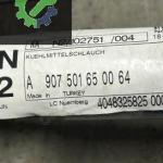 A907501650064 MERCEDES SPRİNTER W910 RADYATÖR SU HORTUMU