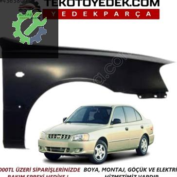 Hyundai Accent Çamurluk çıkma parça