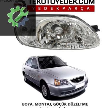 Hyundai Accent Sağ Ön Far çıkma parça