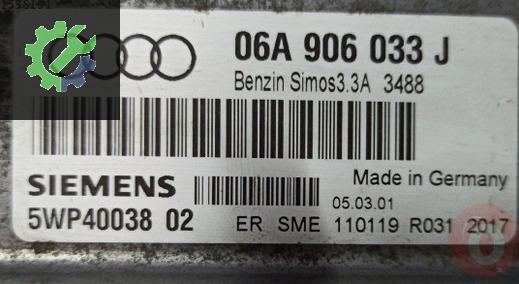 Audi A3 Alarm Beyni 06A906033J5EP4003802 çıkma parça