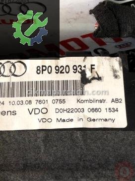 Audi A3 Gösterge Paneli 03P920931F çıkma parça