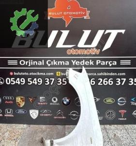 Audi a3 2010-2012 sol ön çamurluk beyaz (2. Adet)