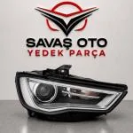 AUDI A3 FAR XENON MERCEKLI LEDLI SAĞ SOL 2013 VE ÜZERİ / KAMPANYA
