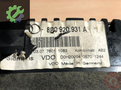 Audi A3 gösterge saati 8P0920931E 8P0920932A 8P0920931A