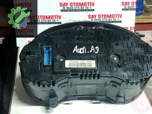 Audi A3 gösterge saati cikma orj 8P0920930S