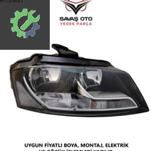 AUDI A3 ÖN FAR EL.MOTORLU SAĞ SOL 2009 VE ÜZERİ / TAİWAN