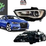 AUDİ A3 ÖN FAR Sağ Sol BEYİNLERİ ÜSTÜNDE 2013-2016 / Adet Fiyat