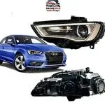 AUDİ A3 ÖN FAR Sağ Sol BEYİNLERİ ÜSTÜNDE 2013-2016 / Adet Fiyat