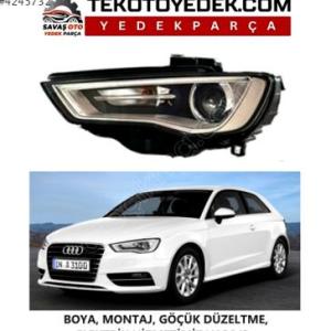 AUDİ A3 ÖN FAR XENON SAĞ SOL 2013 2014 2015 2016 KAMPANYA
