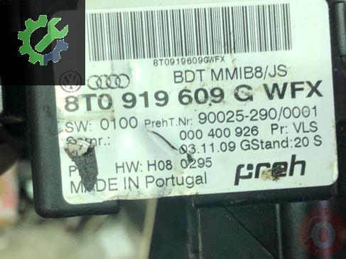 Audi A4 A5 ses tuşları joistik vites çerçevesi 8T0919609G