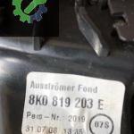 Audi A4 kalorifer ızgarası hava menfezi arka 8K0819203E