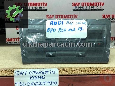 Audi A4 Klima Kontrol Paneli çıkma parça