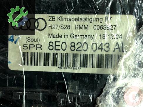 Audi A4 klimatronic kontrol paneli cikma 8E0820043AL