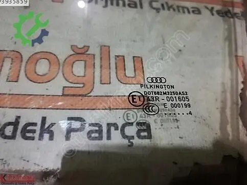 Audi A4 Sol Ön Kapı Camı çıkma parça