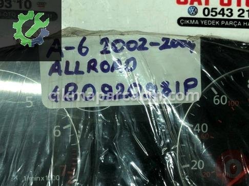 Audi A6 Gösterge Paneli 4B0920981P çıkma parça