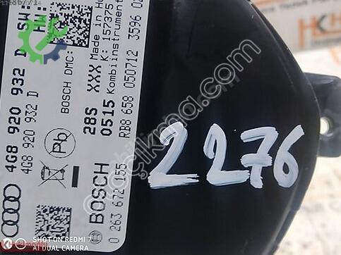Audi A7 Gösterge Paneli 4G8920932D çıkma parça