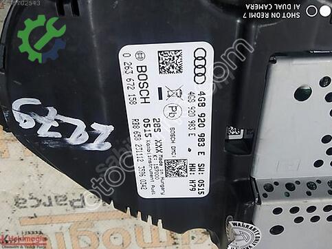 Audi A7 Gösterge Paneli 4G8920983E çıkma parça