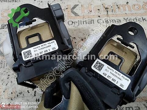 Audi A6 Emniyet Kemeri 4G8857805D çıkma parça
