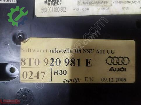 Audi S Serisi 8T0920981E çıkma parça