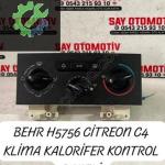 BEHR H5756 CİTREON C4 KLİMA KALORİFER KONTROL PANELİ
