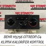 BEHR H5756 CİTREON C4 KLİMA KALORİFER KONTROL PANELİ
