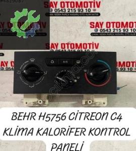 BEHR H5756 CİTREON C4 KLİMA KALORİFER KONTROL PANELİ
