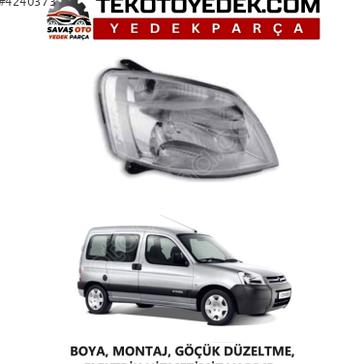 Citroen Berlingo Sağ Ön Far çıkma parça