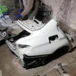 Beyaz BMW 3 Serisi F30 Sağ Arka Şasi Çeyrek Kupa Sedefli