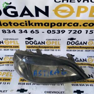 Opel Astra G Siyah Çıkma Ön Far Orijinal