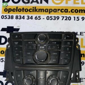 Opel Astra J Çıkma Orjinal Teyp Kontrol Kumanda Kontrol Paneli