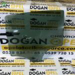 Opel Corsa D Sol Arka Kapı Camı Çıkma Orjinal Renkli