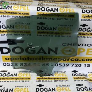 Opel Corsa D Sol Arka Kapı Camı Çıkma Orjinal Renkli